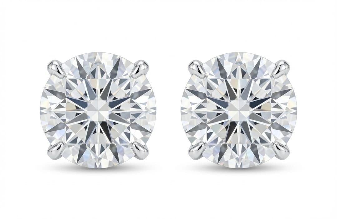 5.00ct TW Lab-Grown Diamond Stud Earrings (2.50ct Each)